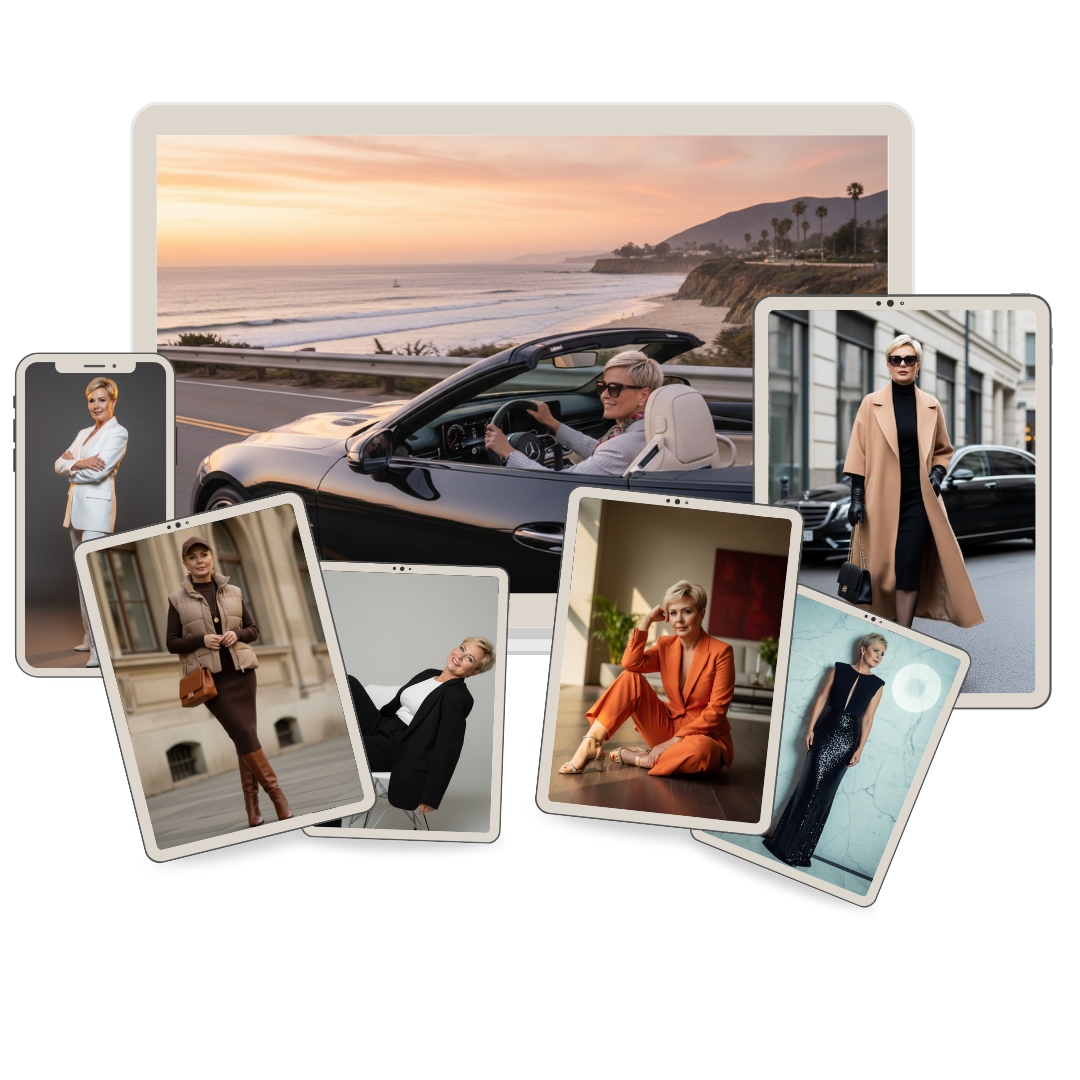 Sesja fotograficzna z Al w domowym studio